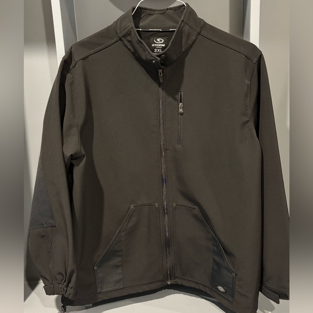 Dickies Men’s Softshell black Jacket Sz 2XL